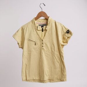 Jamie Sadock Light Yellow Cotton Top